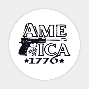 1776 America 2nd Amendment Magnet